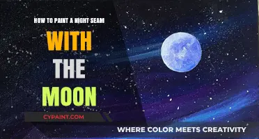 Crafting a Night Scene: Moonlit Magic with Paint