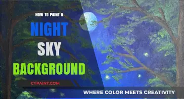 Mastering Night Sky Painting: Techniques for a Stunning Background