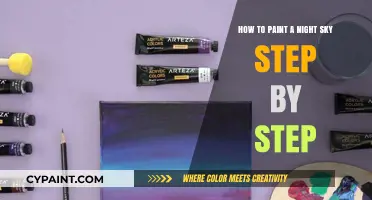Creating a Starry Night Sky: Easy Painting Steps