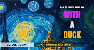 Painting a Starry Night with a Duck