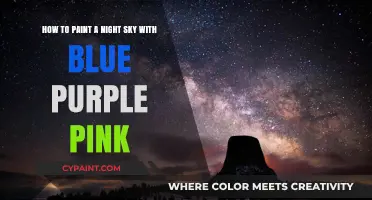 Capturing the Cosmos: A Guide to Painting a Blue, Purple, and Pink Night Sky
