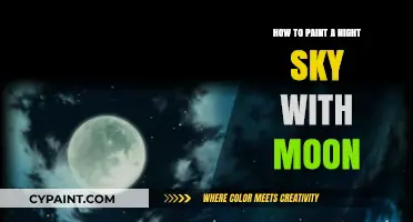 Mastering Moonlit Canvases: Painting a Night Sky with Moon