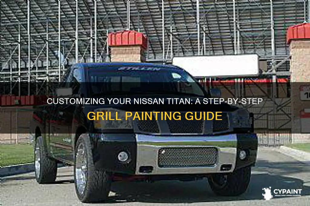 how to paint a nissan titan grill