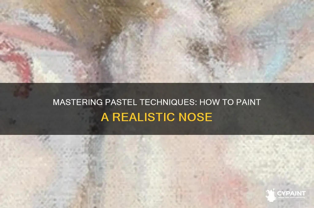 how to paint a nose in pastel