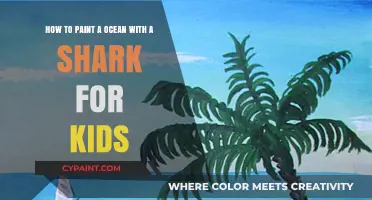 Kid-Friendly Guide: Painting a Vibrant Ocean with a Friendly Shark
