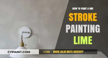 Master One Stroke Painting: Create a Vibrant Lime Design Easily