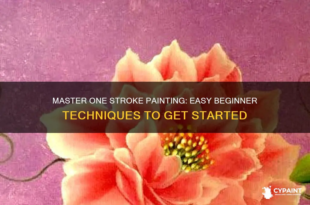how to paint a one stroke techenqic beginners