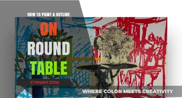 Mastering the Art: Painting Perfect Outlines on Round Tables