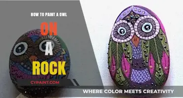 Rock Art Tutorial: Painting a Realistic Owl Step-by-Step Guide