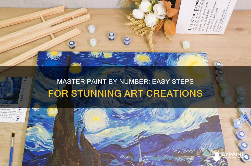 how to paint a paint by number