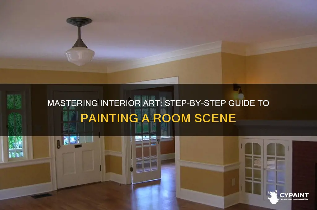 how to paint a painting of a room