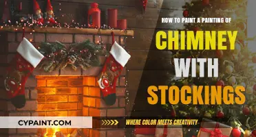 Create a Festive Chimney Painting with Stockings