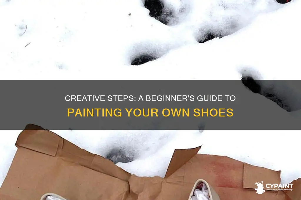 how to paint a pair of shoes