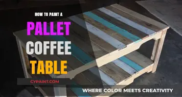 DIY Pallet Coffee Table: Easy Painting Techniques for a Rustic Look
