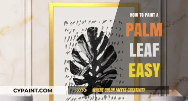 Simple Palm Leaf Painting Tutorial: Easy Steps for Beginners