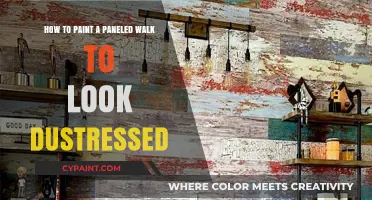 Creating a Distressed Look on Paneled Walls