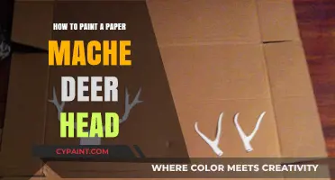Crafting a Stunning Paper Mache Deer Head: A Painting Guide