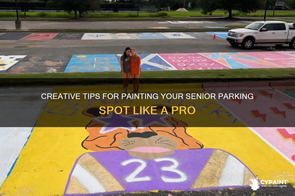 how to paint a parking spot senior