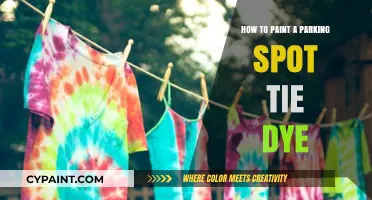 Creative Parking Spot Makeover: Tie-Dye Painting Guide for Beginners