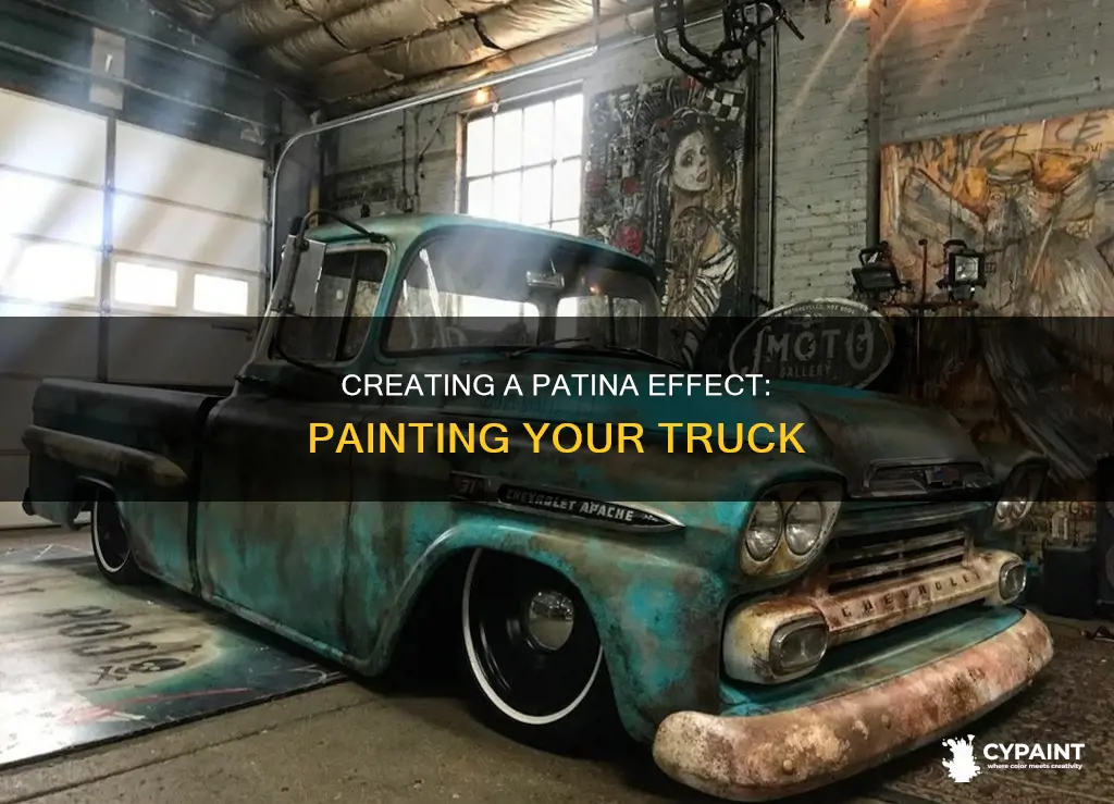 how to paint a patina effect on a truck