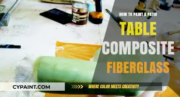 Revamp Your Patio: Painting Composite Fiberglass Table DIY Guide