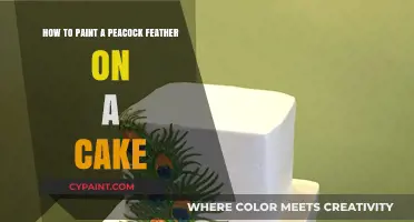 Mastering the Art of Painting Peacock Feathers on Cakes