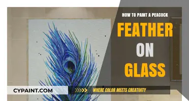 Mastering Glass Art: Painting a Vibrant Peacock Feather Step-by-Step