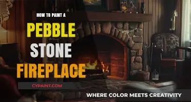 Transform Your Fireplace: A Guide to Painting Pebble Stone Surfaces