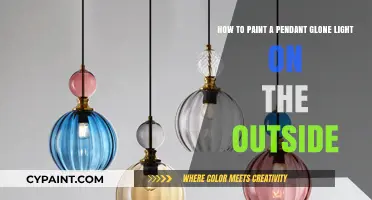 Transform Your Outdoor Space: Painting a Pendant Globe Light