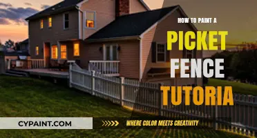 Mastering Picket Fence Painting: A Step-by-Step DIY Tutorial