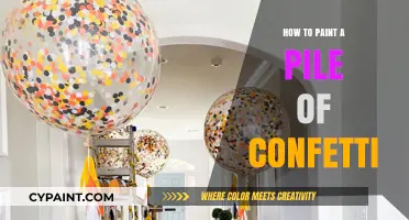 Mastering Confetti Art: Techniques to Paint a Vibrant Pile of Confetti