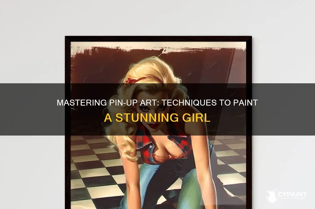 how to paint a pin up girl