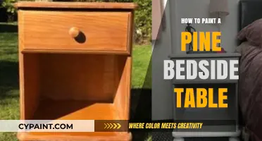 Transform Your Pine Bedside Table: Easy Painting Tips and Tricks