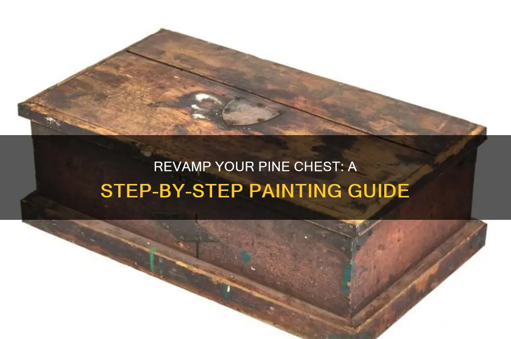 how to paint a pine chest of drawers