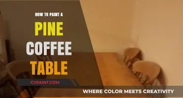 Revamp Your Pine Coffee Table: A Step-by-Step Painting Guide