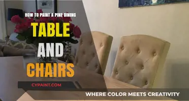 Transforming Pine: Painting a Dining Set