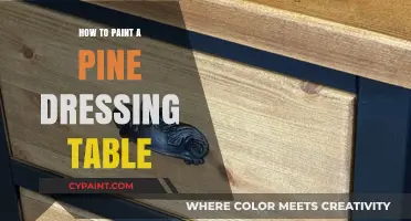 Revamp Your Space: Painting a Pine Dressing Table Step-by-Step