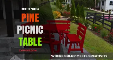 Revamp Your Outdoor Space: Painting a Pine Picnic Table Guide