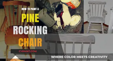 Revive Your Pine Rocking Chair: A Step-by-Step Painting Guide