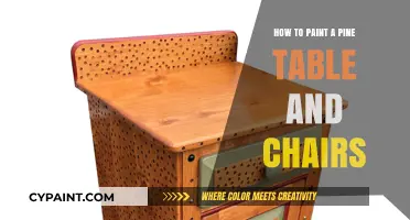 Revamp Your Pine Table and Chairs: A Step-by-Step Painting Guide