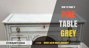 Transform Your Pine Table: Easy Steps to Paint It Grey