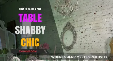Transform Your Pine Table with Shabby Chic Painting Techniques
