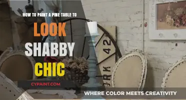 Transform Your Pine Table: A Shabby Chic Painting Guide