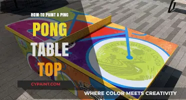 DIY Guide: Painting Your Ping Pong Table Top Like a Pro