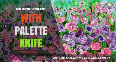 Palette Knife Painting: Pink Rose Tutorial