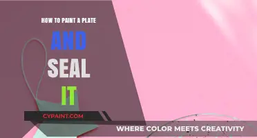 DIY Plate Painting: Easy Steps to Paint and Seal Your Design