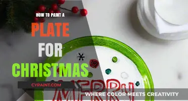 Festive DIY: Painting Christmas Plates for Holiday Cheer and Decor