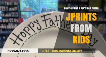 Capturing Tiny Impressions: A Guide to Painting Plates with Kids' Fingerprints