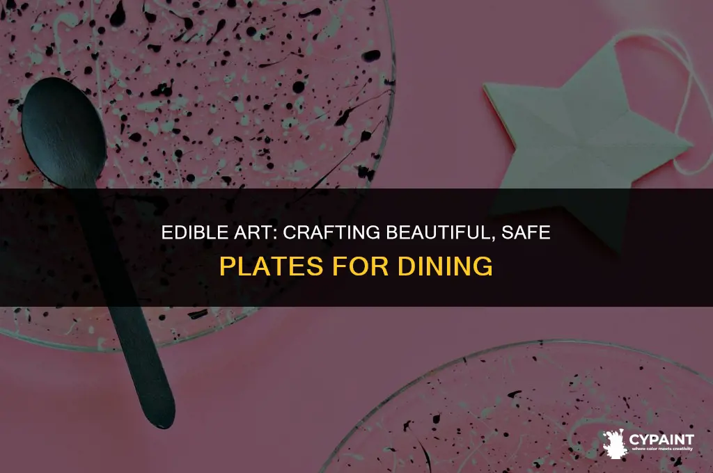 how to paint a plate you can eat off of