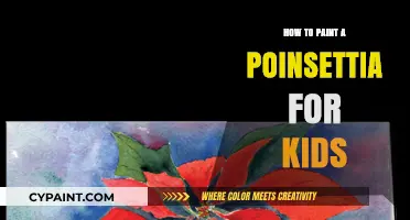 Easy Poinsettia Painting Tutorial for Kids: Step-by-Step Guide